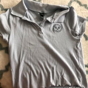 Country club baby blue tank top